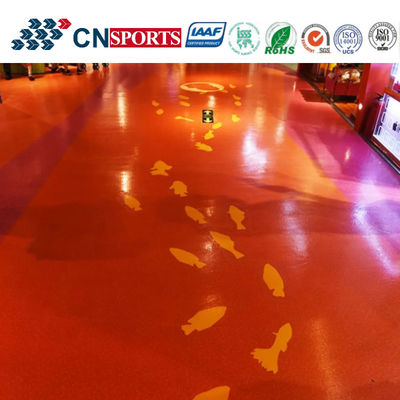 Indoor / Outdoor Construction Flexible SPUA Flooring For Office / Classroom